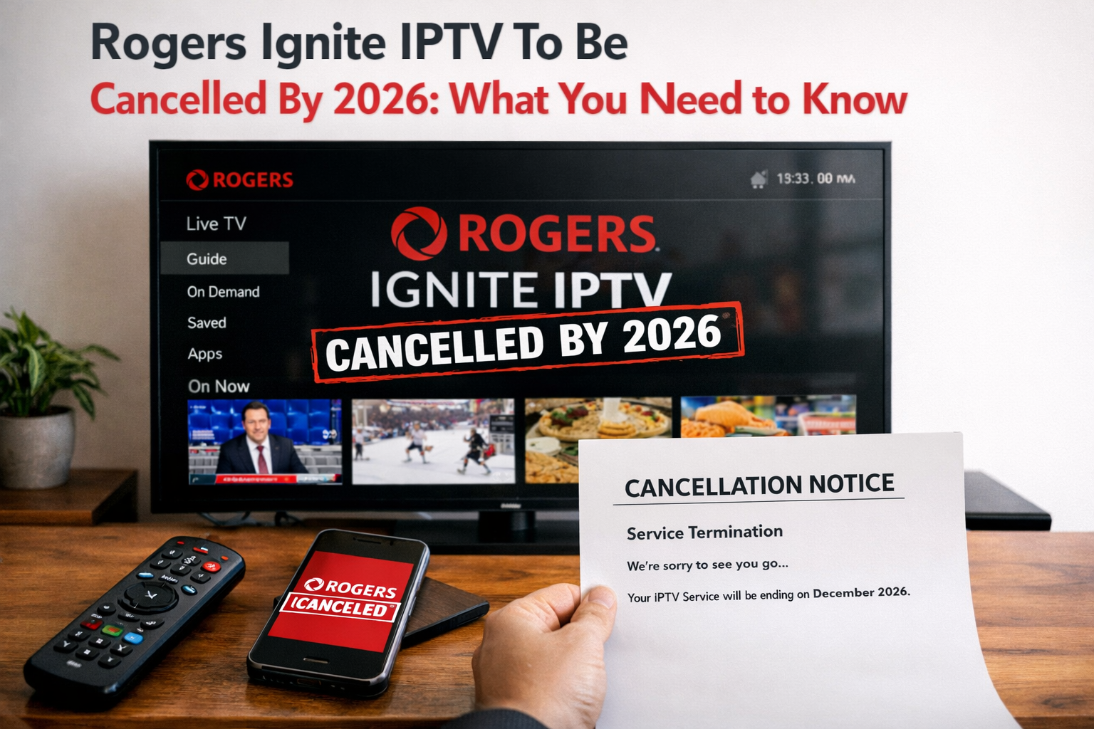 IPTV Rogers Ignite cancel 2026 - NoxYTV