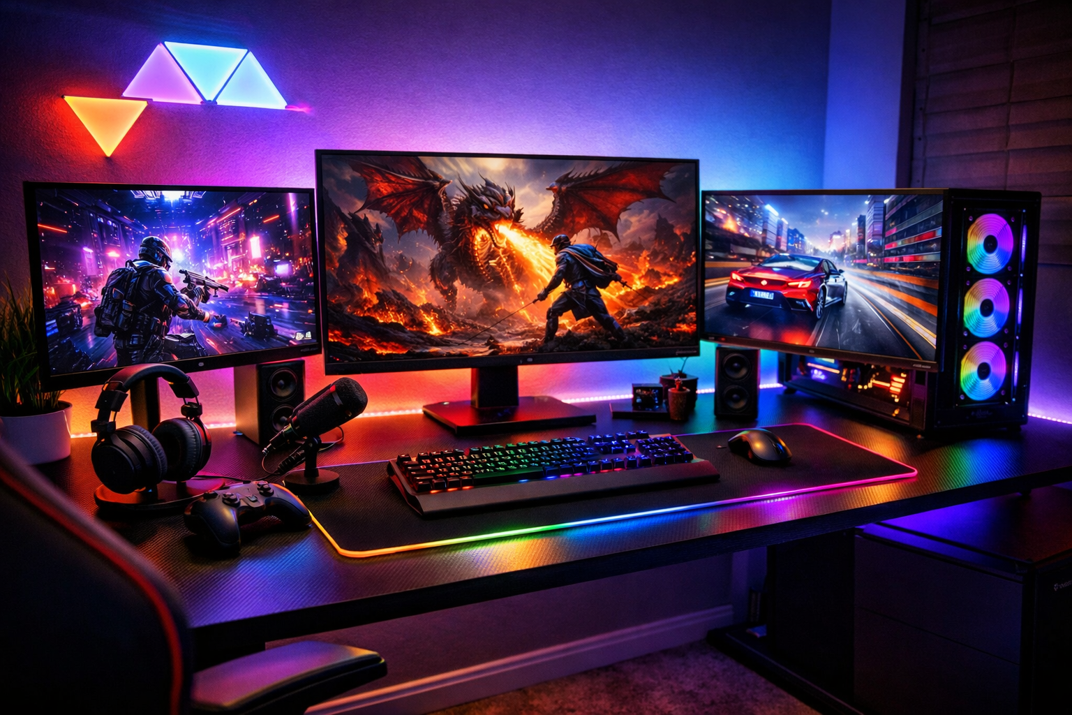 Top 5 des meilleurs écrans gaming 2026 avec setup multi-moniteurs