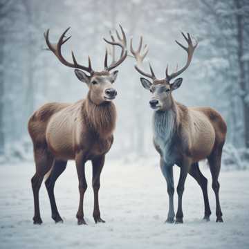 Winterwald im Norden