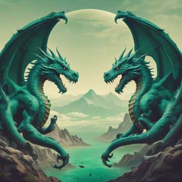 Sea Dragon and Green Dragon