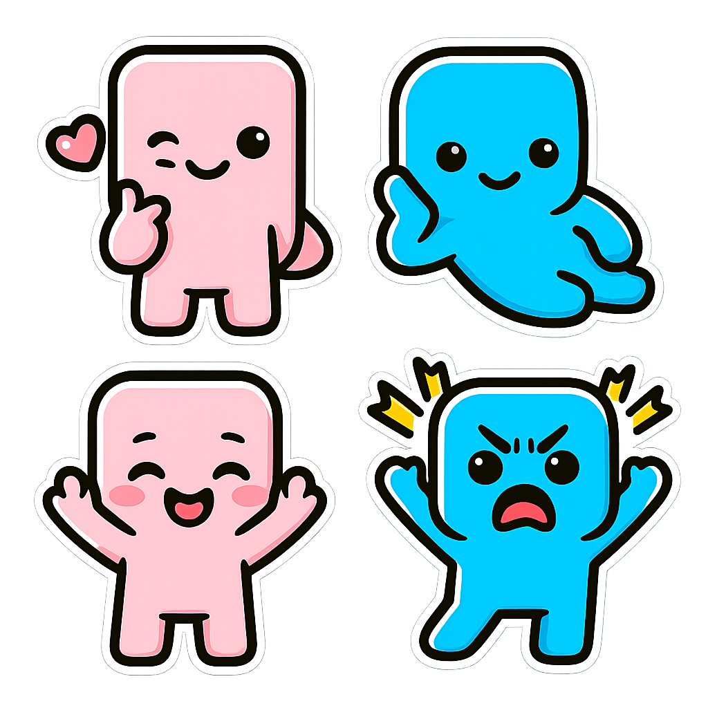 Created using AI Sticker Generator with chibi_emoji_stickers style in emoji_type category. Generated on November 16, 2025 using Image to Image generation method.