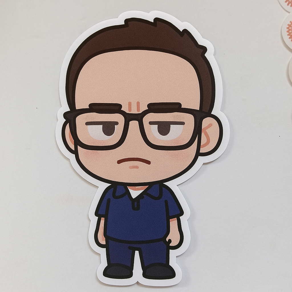Created using AI Sticker Generator with chibi_single_sticker style in chibi category. Generated on October 22, 2025 using Image to Image generation method.