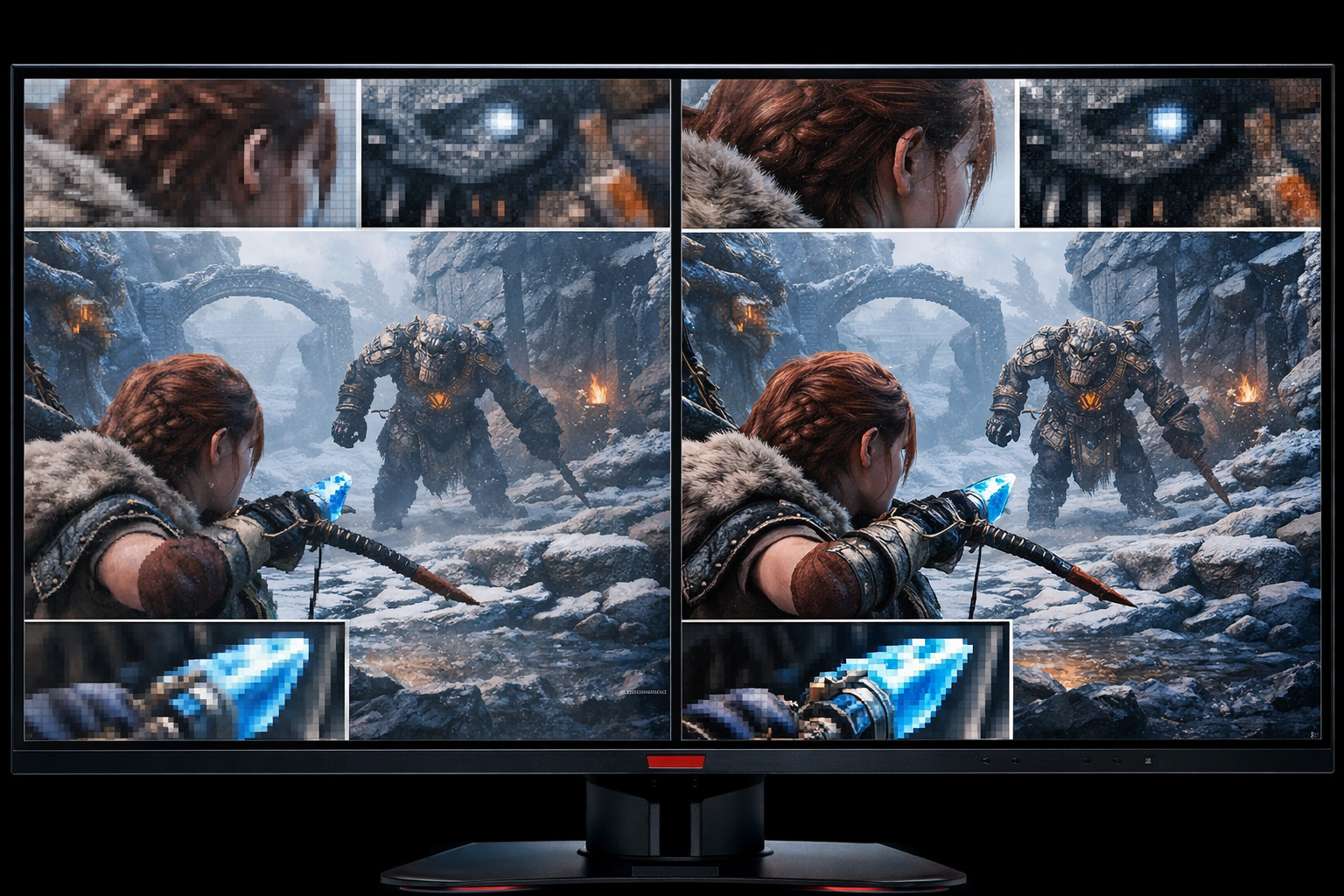 Comparaison PSSR1 vs PSSR2 différences visuelles