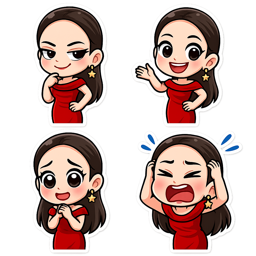 Created using AI Sticker Generator with chibi_emoji_stickers style in emoji_type category. Generated on November 10, 2025 using Image to Image generation method.