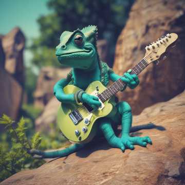 Rock, Reptil