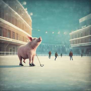 The Hockey Pig Shuffle