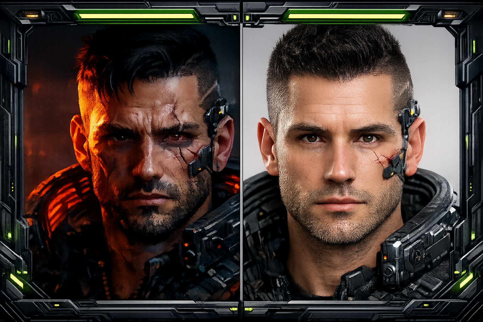 DLSS 5 neural rendering - comparaison avant/après IA