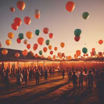 Sommer Party unter freiem Himmel