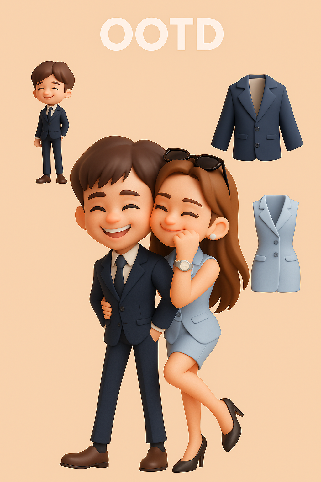 Created using AI Chibi Generator with chibi_ootd style in chibi category. Generated on November 16, 2025 using Image to Image generation method.