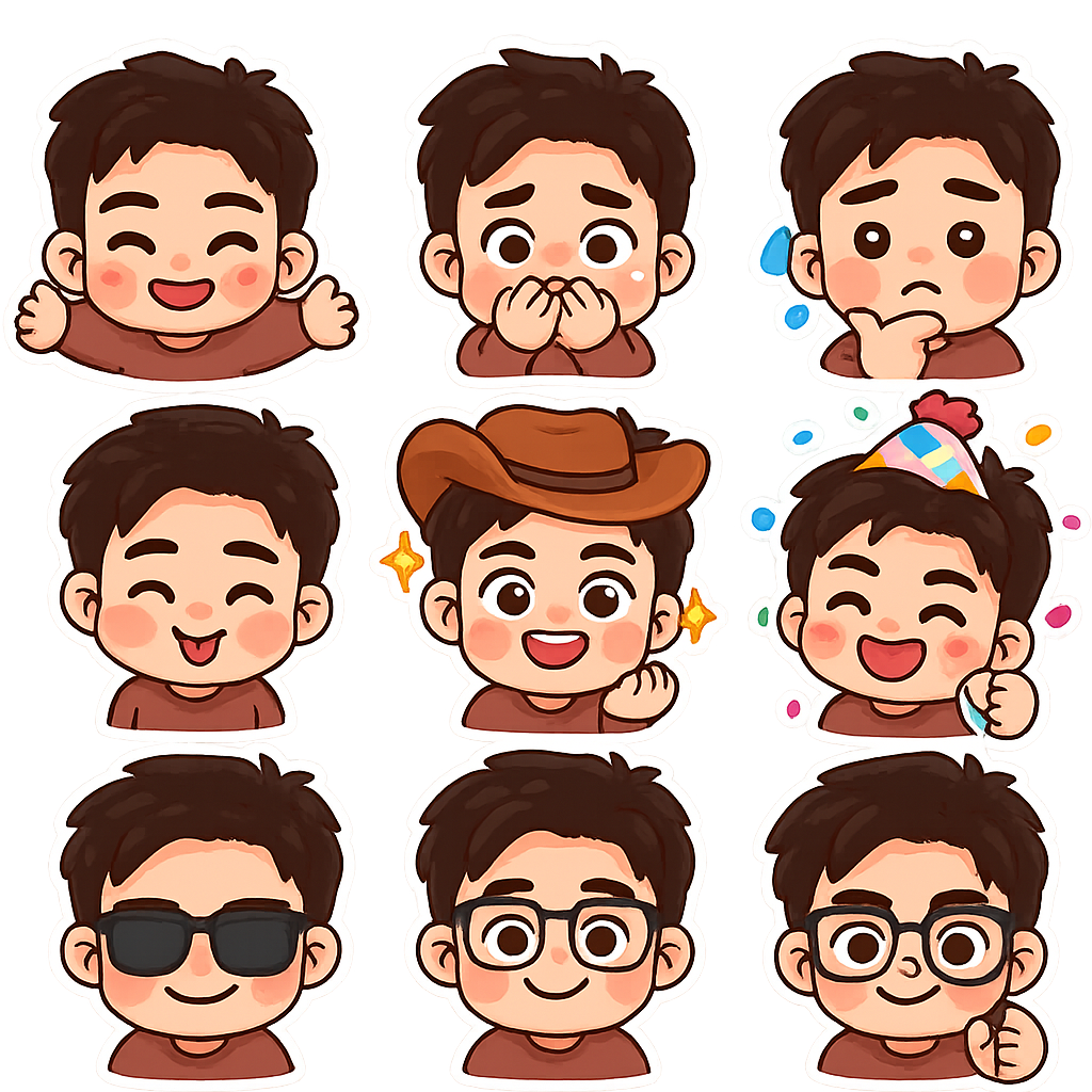 Created using AI Sticker Generator with chibi_emoji_stickers_5 style in sticker category. Generated on September 18, 2025 using Image to Image generation method.