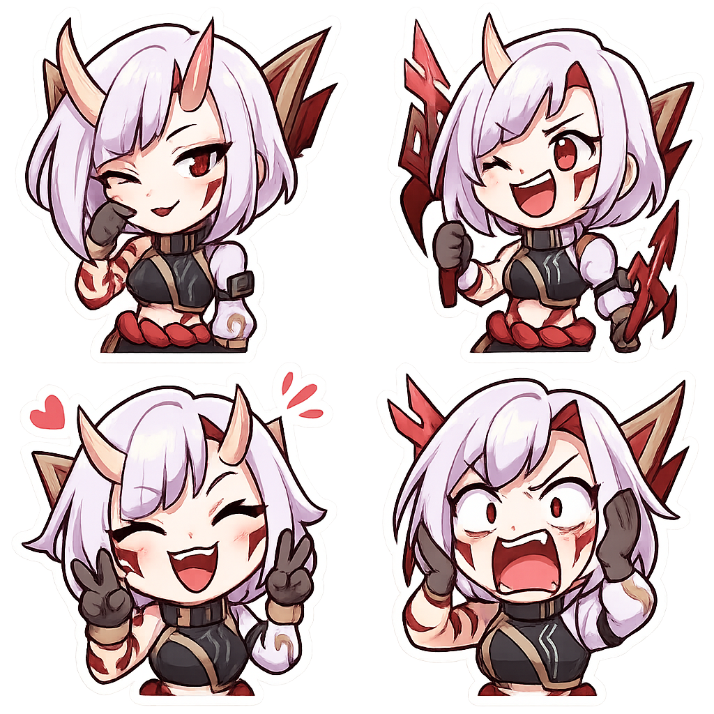 Created using AI Sticker Generator with chibi_emoji_stickers style in emoji_type category. Generated on November 8, 2025 using Image to Image generation method.