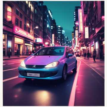 Blue Dreams in a Peugeot