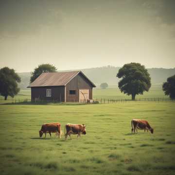 Looking At Cows