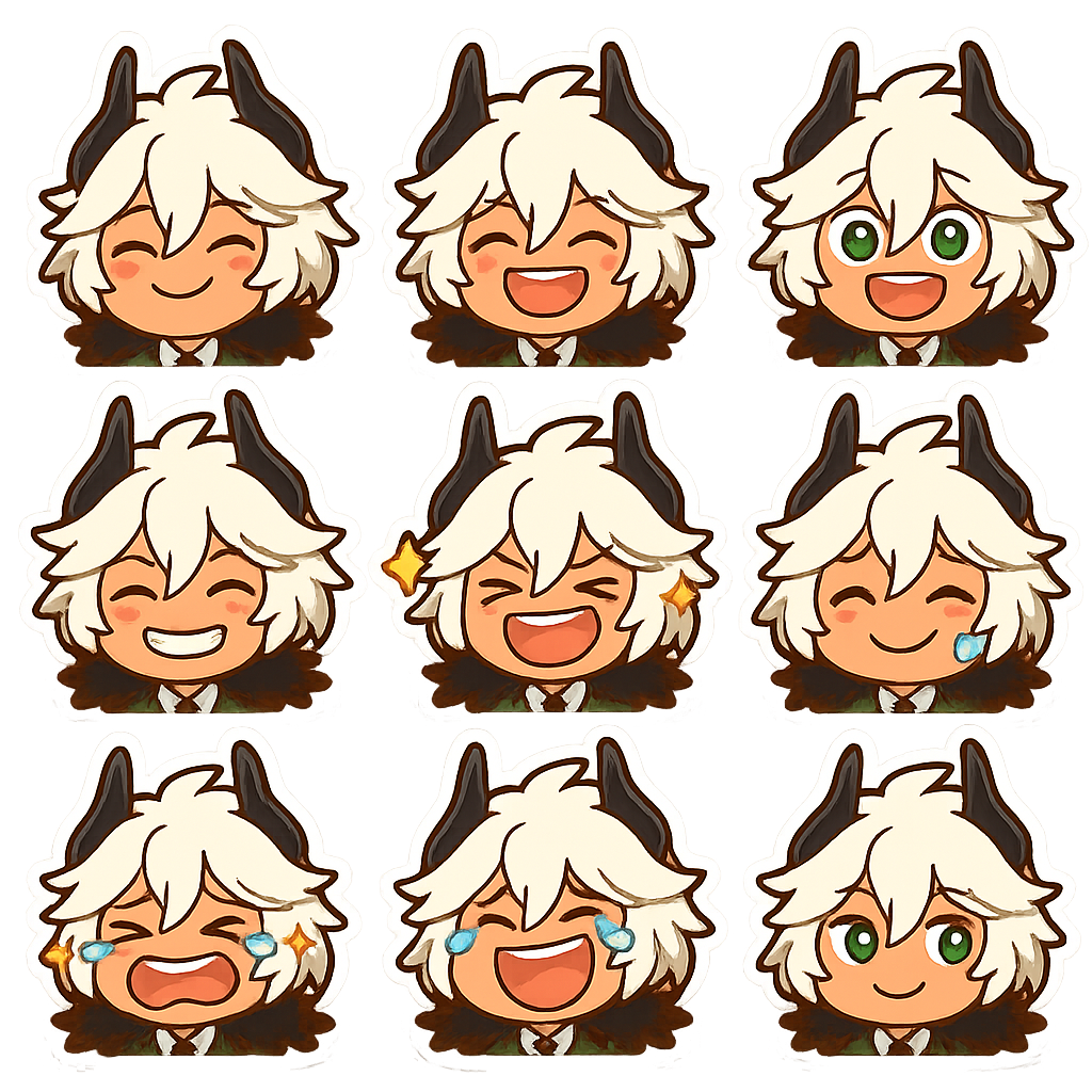 Created using AI Sticker Generator with chibi_emoji_stickers_2 style in sticker category. Generated on October 20, 2025 using Image to Image generation method.