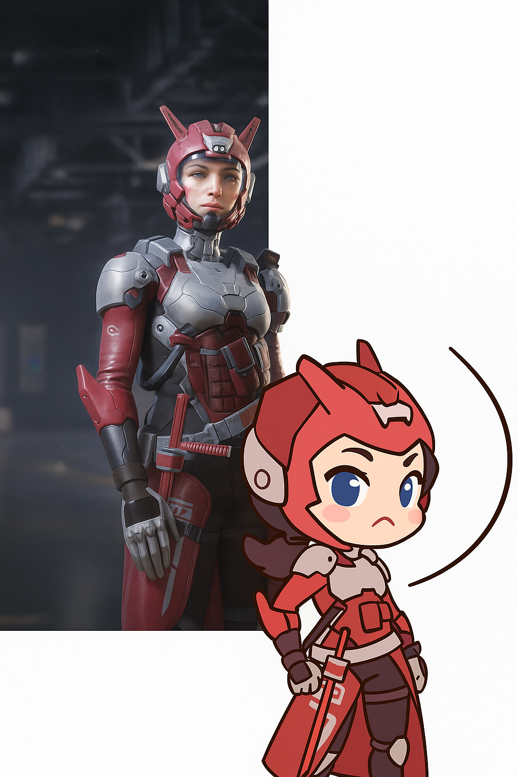 Created using AI Sticker Generator with real_person_chibi_sticker style in chibi category. Generated on November 9, 2025 using Image to Image generation method.