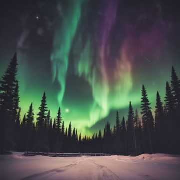 Northern Lights Woodland Cree