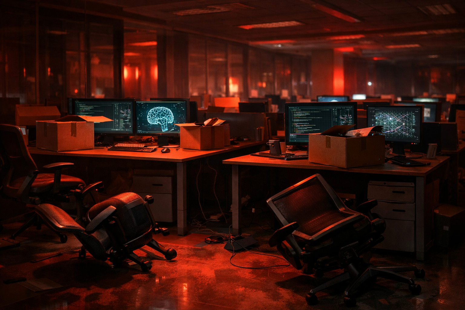 Bureaux vides après les licenciements chez Take-Two