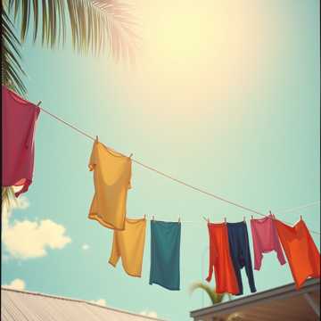 Wishy-washy Put your washing on the line 