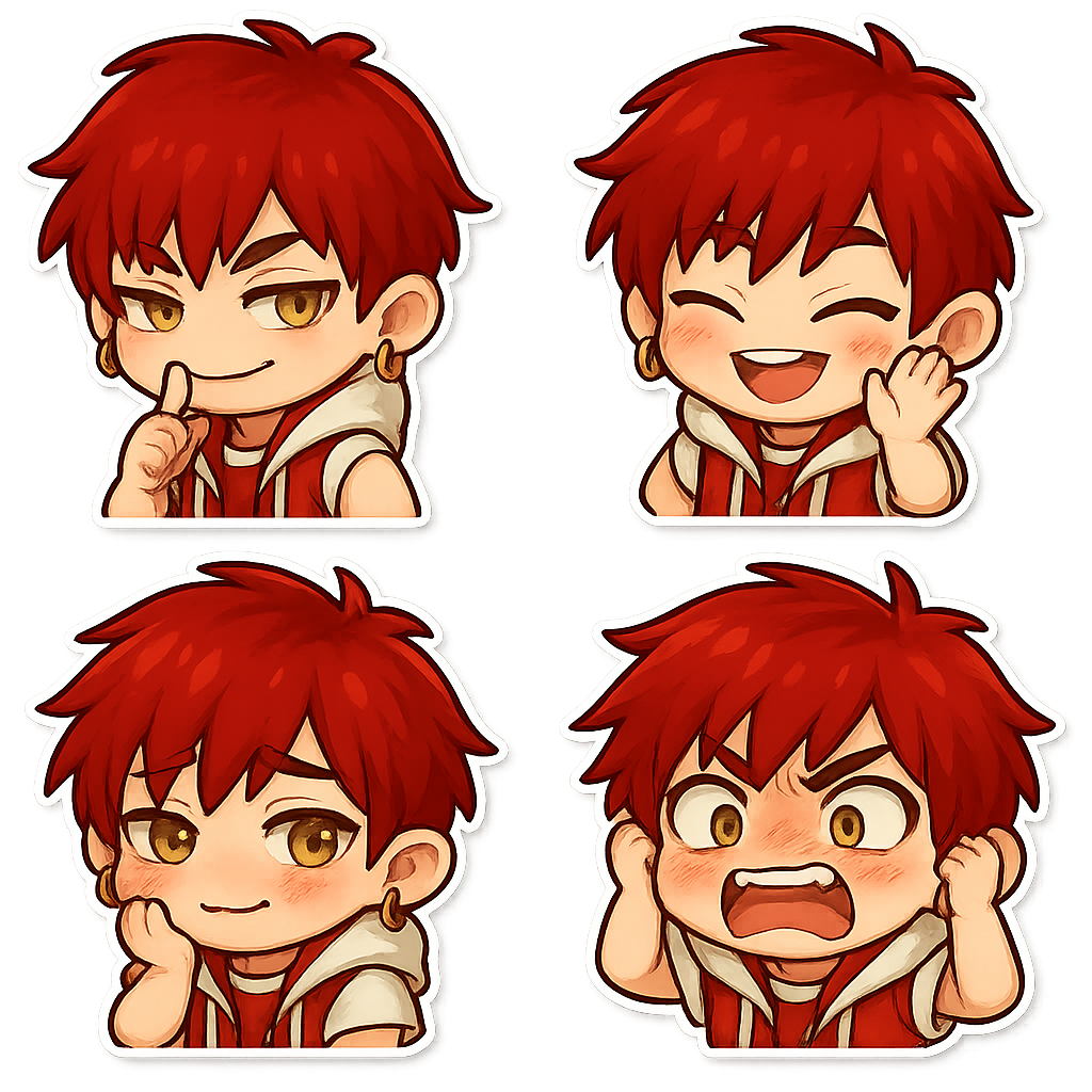 Created using AI Sticker Generator with chibi_emoji_stickers style in emoji_type category. Generated on November 10, 2025 using Image to Image generation method.