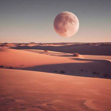 Red Dunes at Dawn