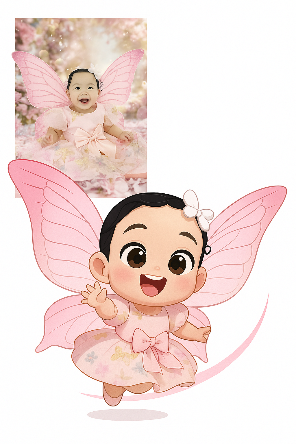 Created using AI Avatar Generator with real_person_chibi_3d style in chibi category. Generated on October 24, 2025 using Image to Image generation method.