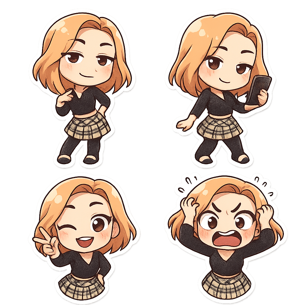 Created using AI Sticker Generator with chibi_emoji_stickers style in emoji_type category. Generated on October 22, 2025 using Image to Image generation method.