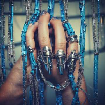 Naughty Nails and Silver Chains