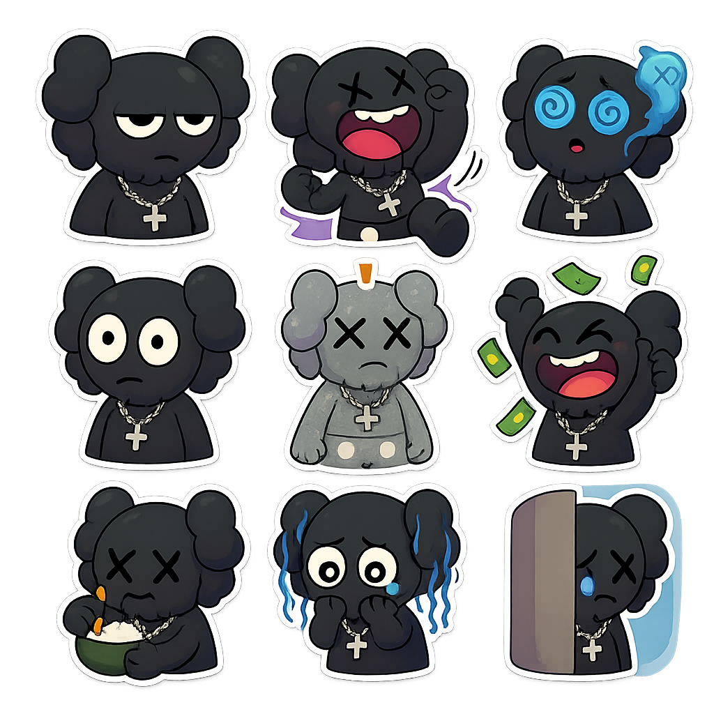 Created using AI Sticker Generator with chibi_character_stickers style in sticker category. Generated on November 9, 2025 using Image to Image generation method.