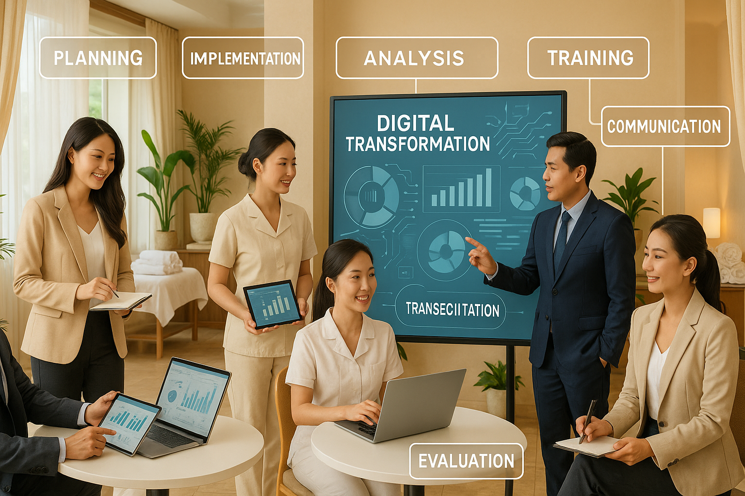 4. 7 hạng mục công việc then chốt trong quy trình chuyển đổi số