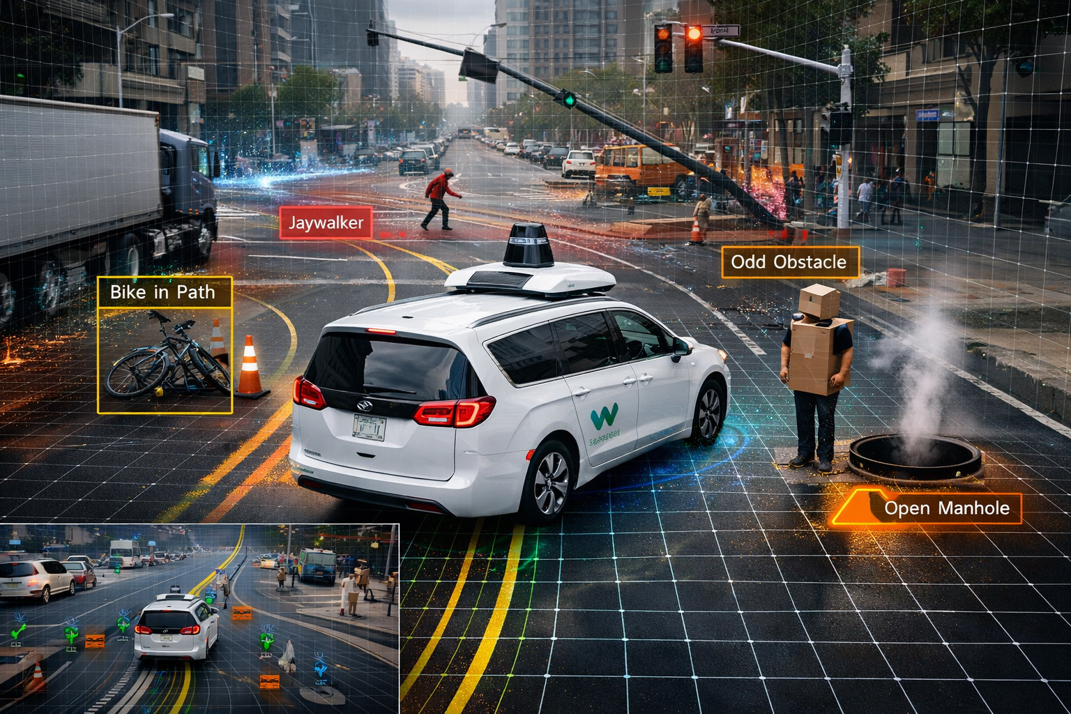 Waymo voiture autonome simulation IA world model