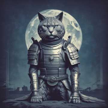 Samurai Cat