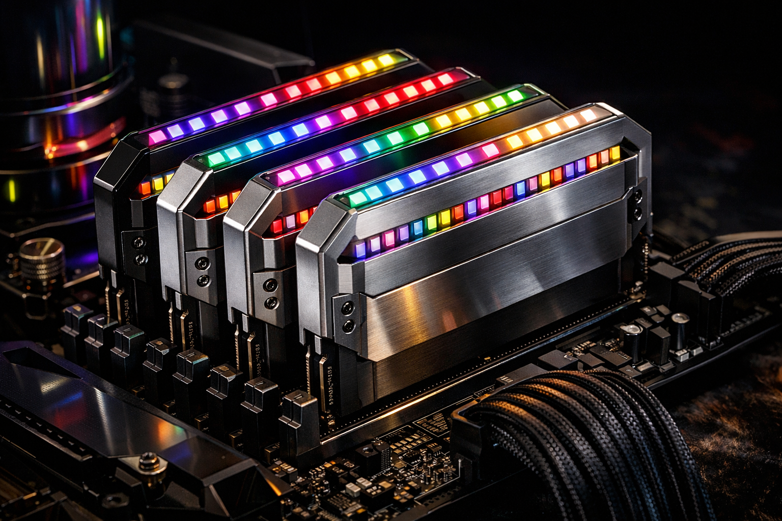 Corsair Dominator Titanium RGB DDR5 — LEDs Capellix, plaques échangeables, showpiece ultime