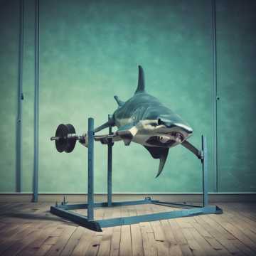 **Pumping Iron Shark!**