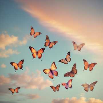 Butterflies At Dawn