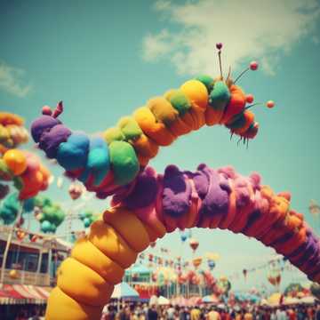 La Oruga Glotona en el Carnaval