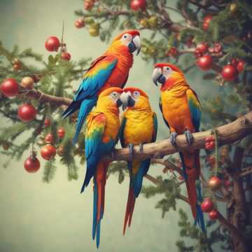 The 12 Days of Parrots