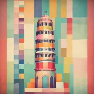 Taken's Leaning Tower of Colors