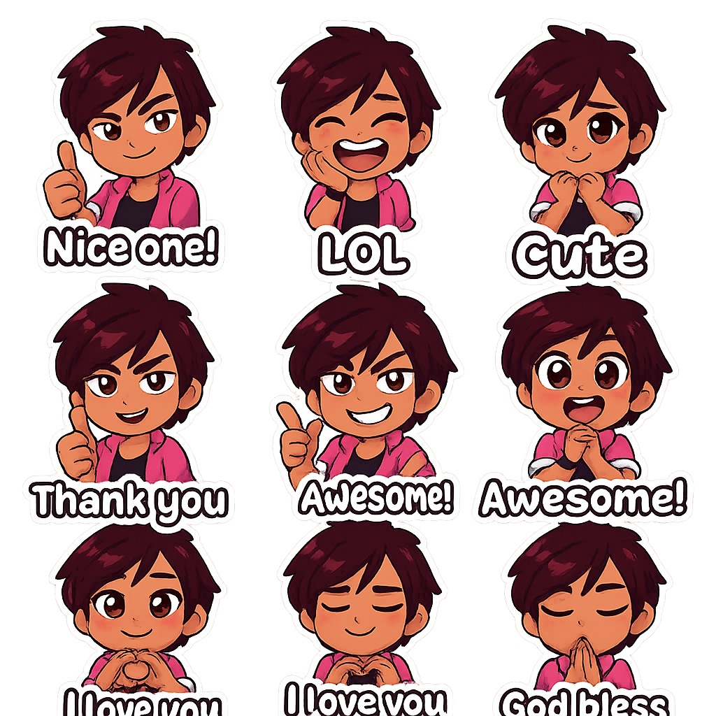 Created using AI Emoji Generator with chibi_emoji_word_2 style in emoji_type category. Generated on November 12, 2025 using Image to Image generation method.