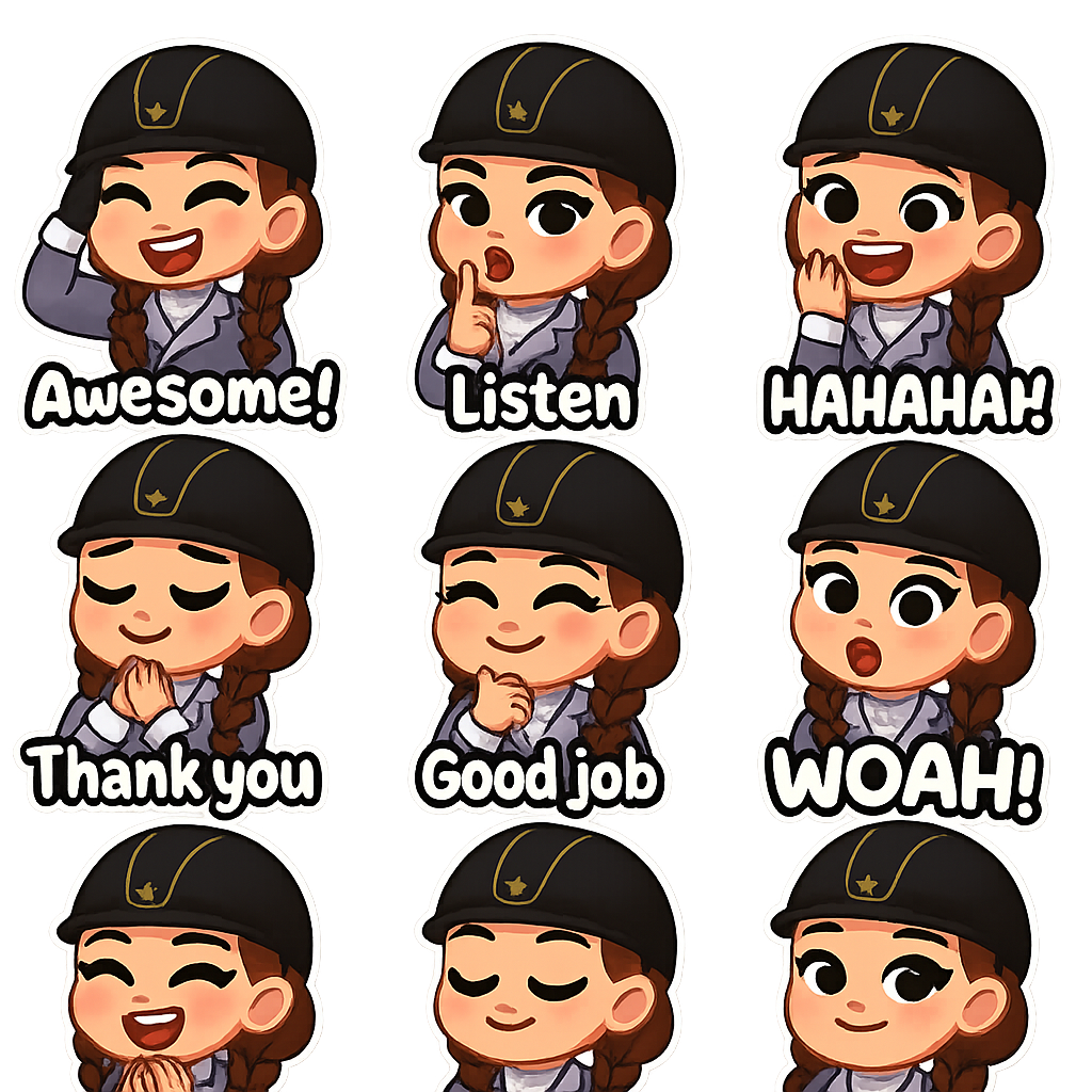 Created using AI Emoji Generator with chibi_emoji_word_1 style in emoji_type category. Generated on November 9, 2025 using Image to Image generation method.