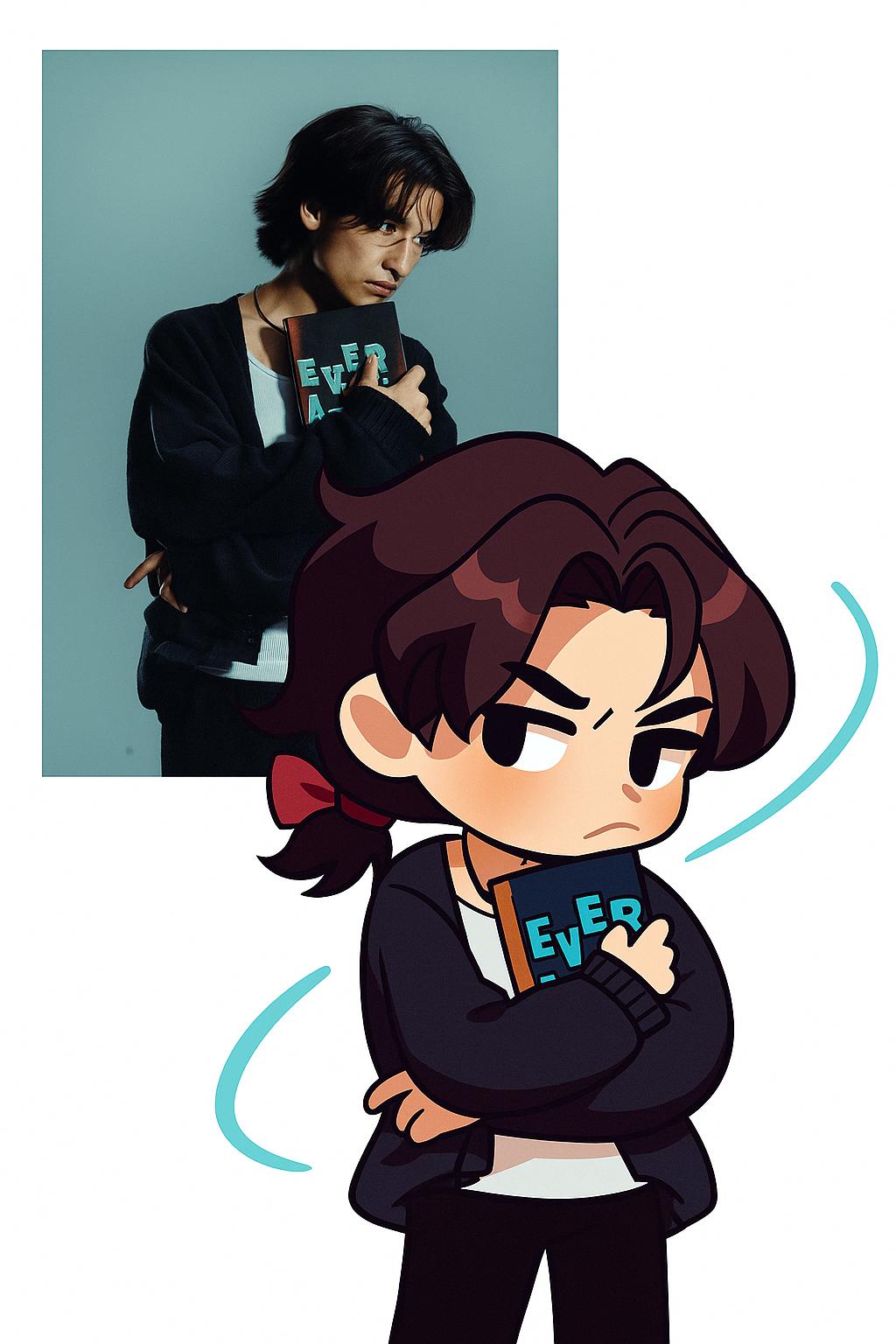 Created using AI Sticker Generator with real_person_chibi_sticker style in chibi category. Generated on November 11, 2025 using Image to Image generation method.