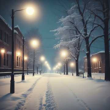 Snow in the Dark