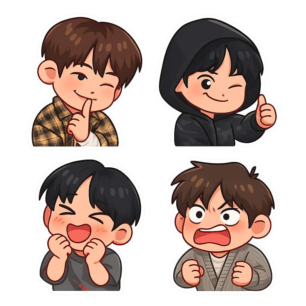 Created using AI Sticker Generator with chibi_emoji_stickers style in emoji_type category. Generated on November 10, 2025 using Image to Image generation method.