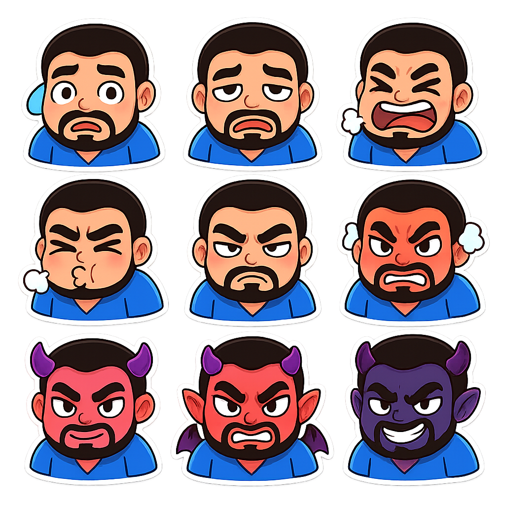 Created using AI Sticker Generator with chibi_emoji_stickers_11 style in sticker category. Generated on October 21, 2025 using Image to Image generation method.