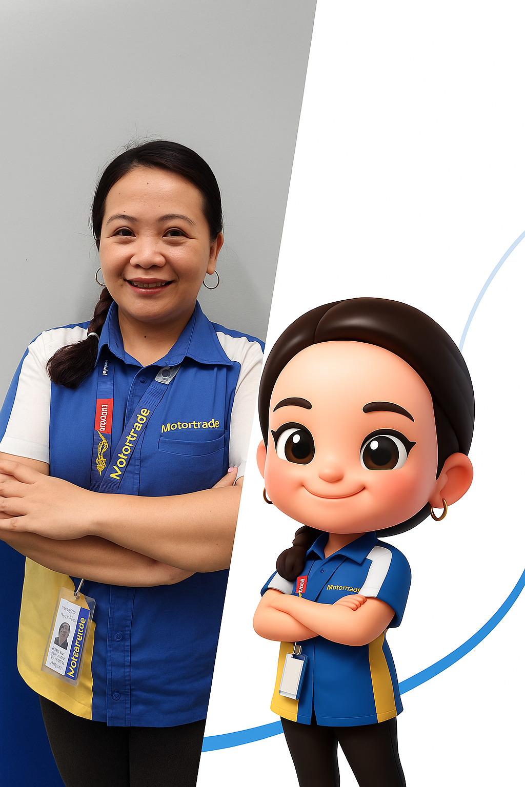 Created using AI Avatar Generator with real_person_chibi_3d style in chibi category. Generated on November 16, 2025 using Image to Image generation method.