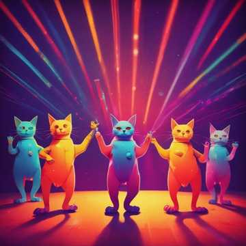 Feline Disco Fever