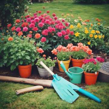 Michel dans son Jardin