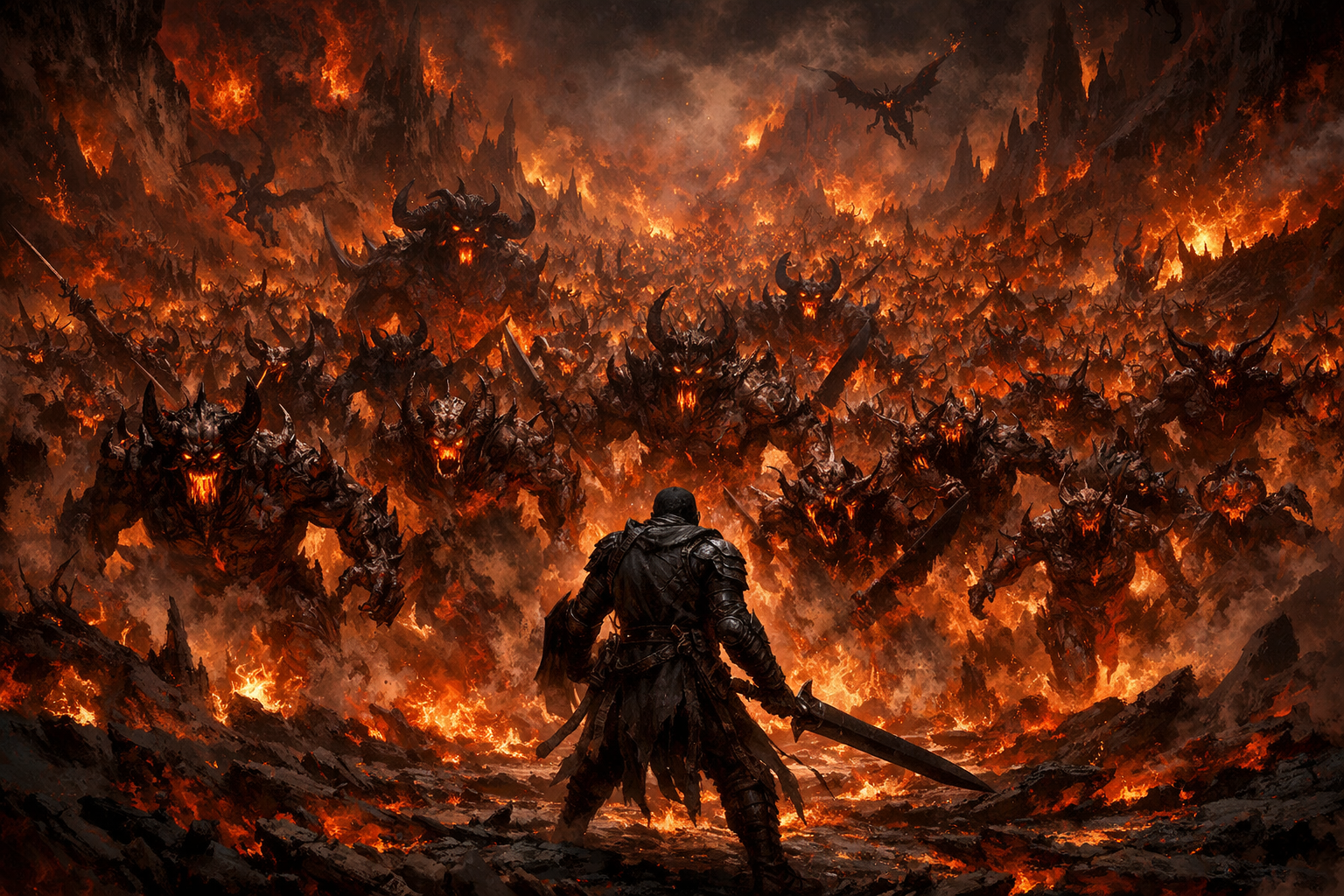 Hordes infernales ensanglantées dans Diablo 4