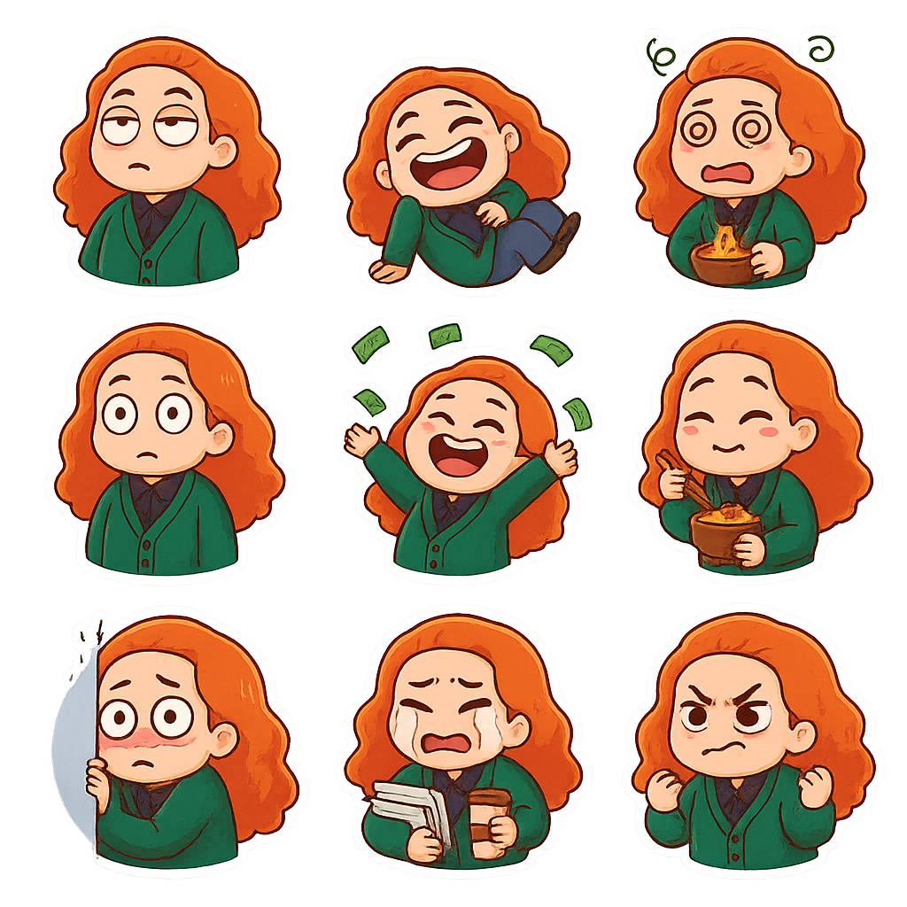 Created using AI Sticker Generator with chibi_character_stickers style in sticker category. Generated on November 13, 2025 using Image to Image generation method.