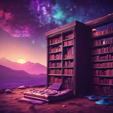 the library in the void