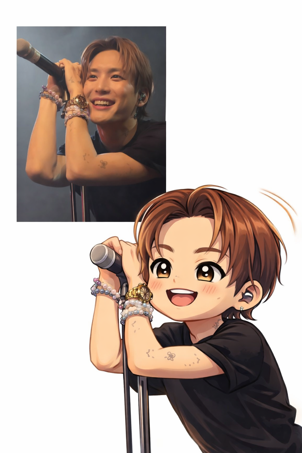 Image to Image Generator · Chibi · Real Person + Chibi Sticker